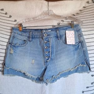 Free People Jean Shorts